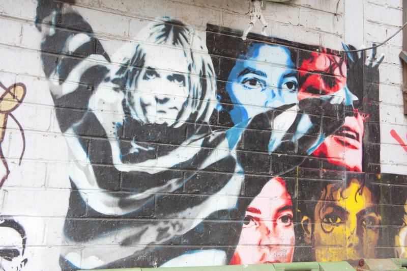 Nirvana-grafitti i Melbourne